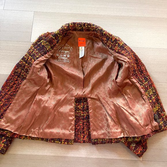 Auc Christian Lacroix Boucle Tweed 2 pisses suit - Picture 11 of 15